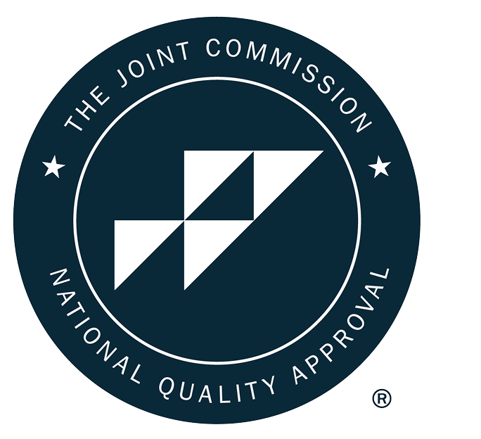 Official gold seal of approval from The Joint Commission healthcare accreditation