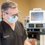 Dr. Bradley in surgery