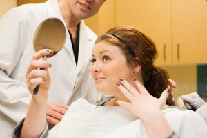 Dr. Sasportas and a patient