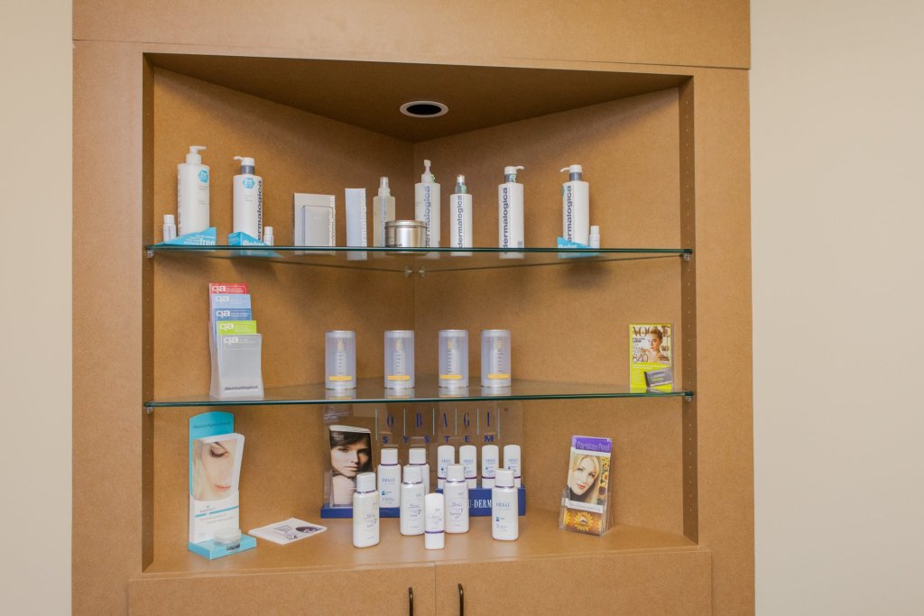Products on shelf